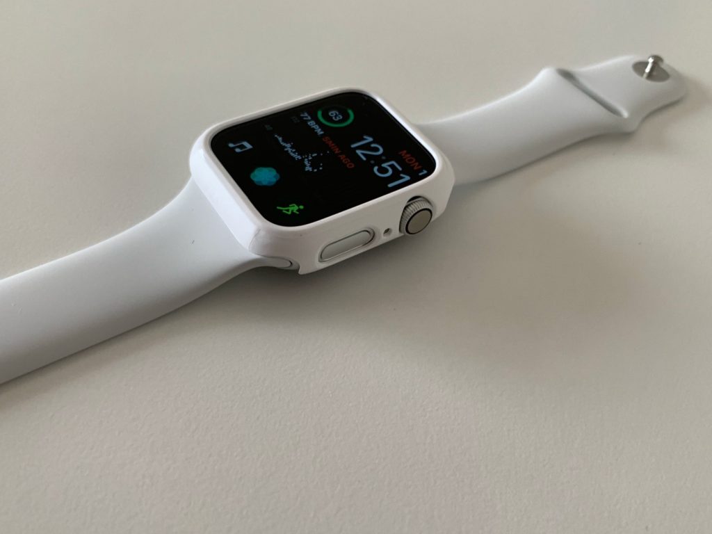 ファッションの Apple Watch 用ケース 44mm アップルウォッチ保護ケース 白