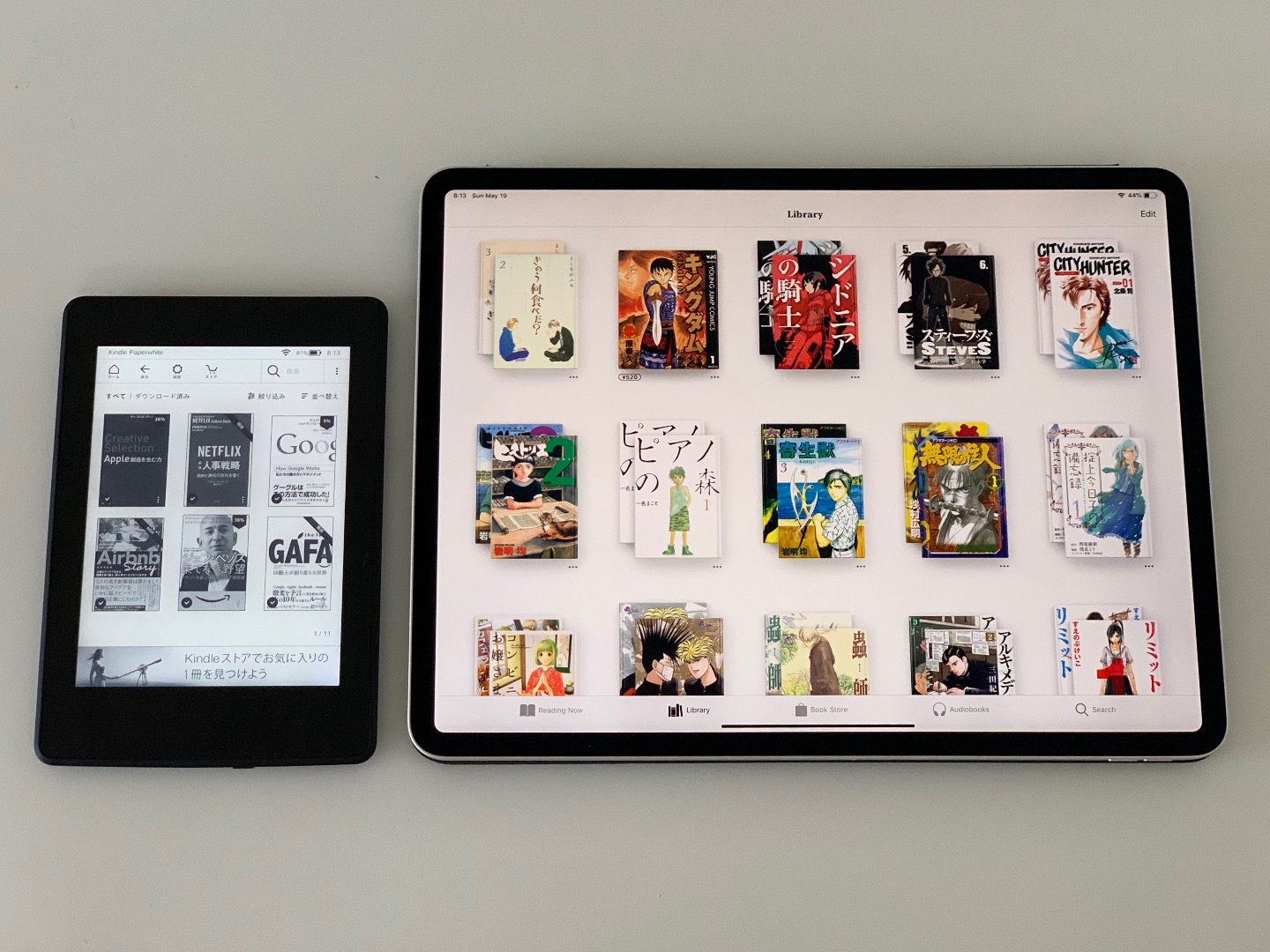 Kindle Paperwhite iPad Pro